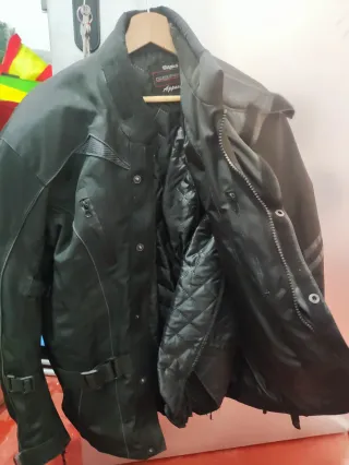 Chaqueta Moto GearX Hombre Negra