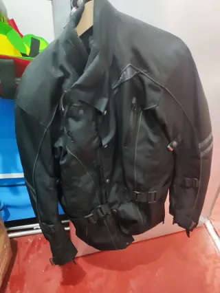 Chaqueta Moto GearX Hombre Negra