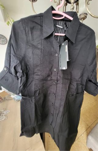 Camiseta Bershka manga larga con estampado