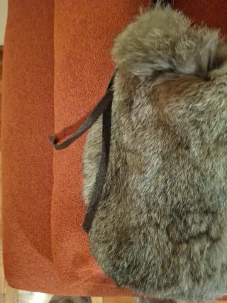 Bolso pequeño  pelo conejo
