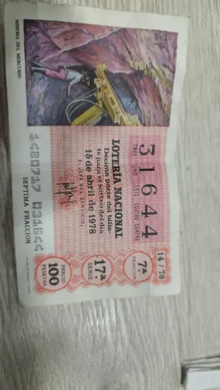 Lotería Nacional 15/04/1978