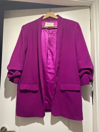 Americana morada Stradivarius