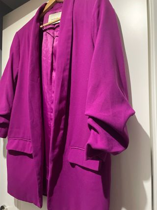 Americana morada Stradivarius