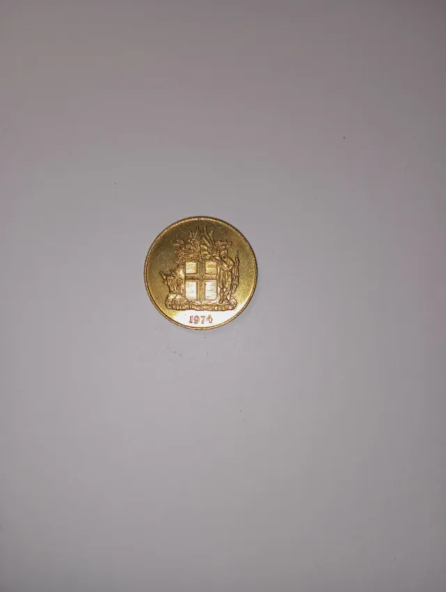Moneda Islandia 1 Króna 1974