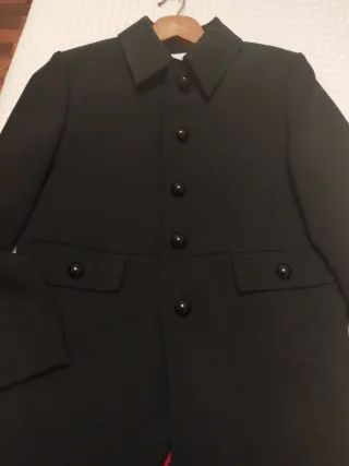 Chaqueta azul marino entretiempo