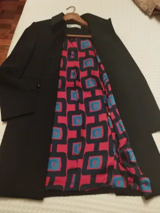 Chaqueta azul marino entretiempo