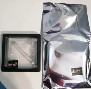 Conjunto plata de ley : gargantilla y pulsera