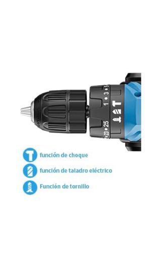 Taladro Percutor Inalambrico + 2 Baterias