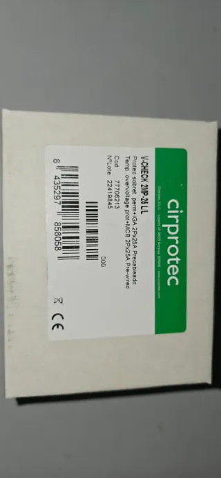 IGA Sobretensiones 2P 25A Cirprotec 2MP-25 L/L