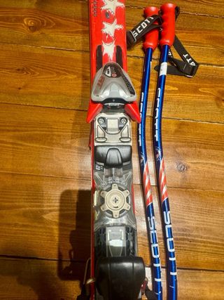 Conjunto Esquís Volkl  mujer con Fijaciones