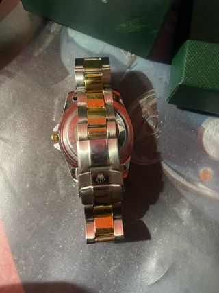 Reloj Rolex Submariner Azul y Dorado de Acero