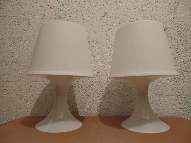Lámparas de mesa blancas (2 unidades)