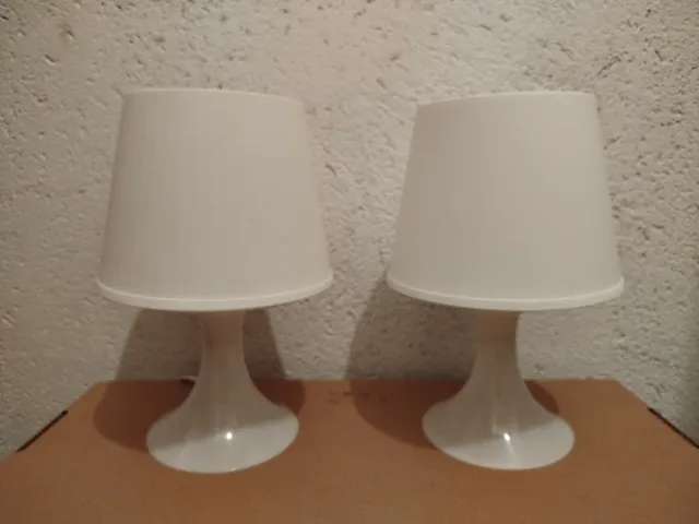 Lámparas de mesa blancas (2 unidades)