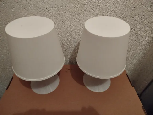 Lámparas de mesa blancas (2 unidades)