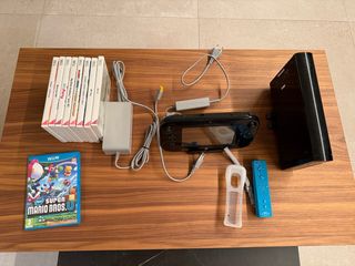 Nintendo Wii U Negra + Juegos Wii