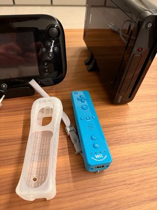 Nintendo Wii U Negra + Juegos Wii