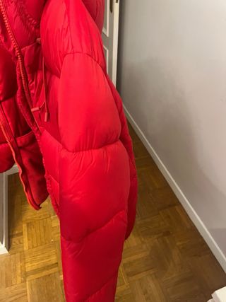 Cazadora Pull&Bear Roja Mujer