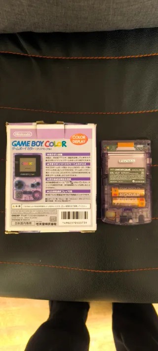 Game Boy Color Morado Transparente Edición Japones