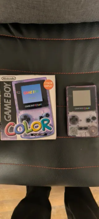 Game Boy Color Morado Transparente Edición Japones