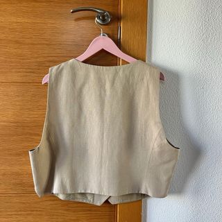 Chaleco Zara Beige