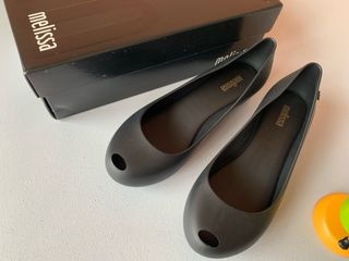 Bailarinas Melissa Negras Peep Toe