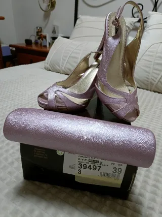 Zapatos y bolso fiesta Calendile talla 39