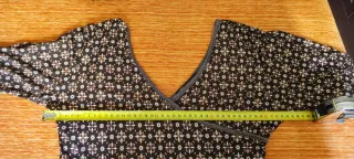 Camiseta manga larga estampada mujer la talla foto