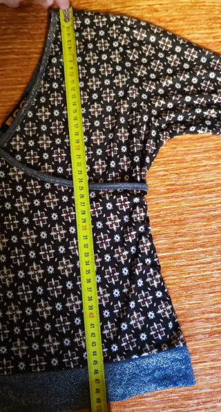 Camiseta manga larga estampada mujer la talla foto