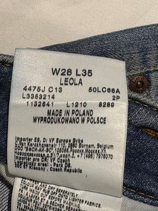 Pantalón vaquero Lee azul