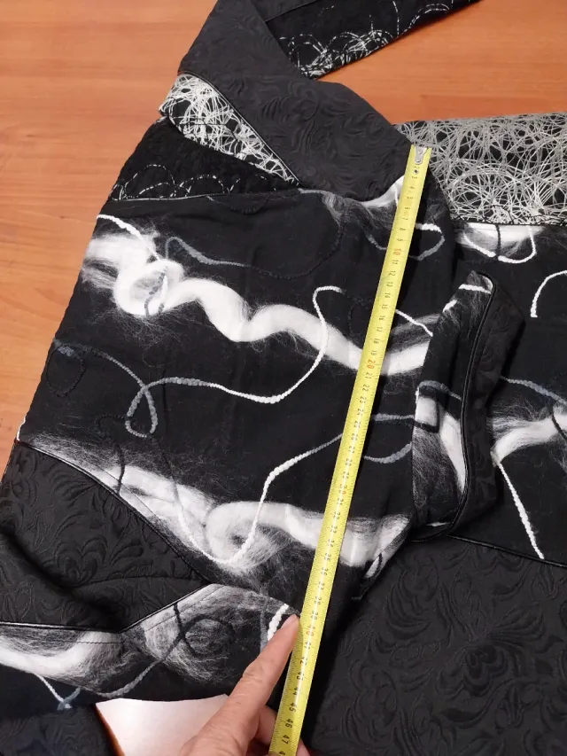 Abrigo estampado mujer