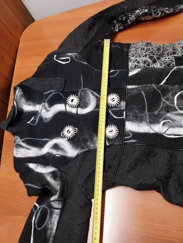 Abrigo estampado mujer