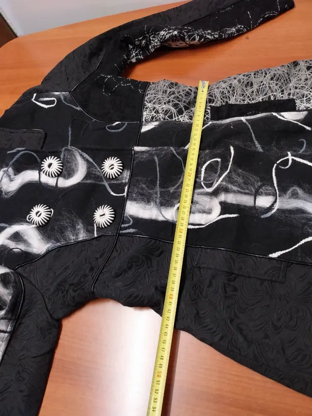 Abrigo estampado mujer