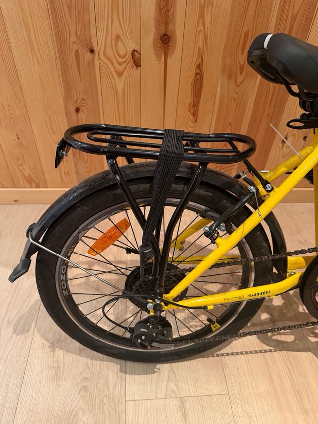 Bicicleta pieghevole Moma gialla