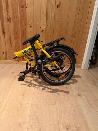 Bicicleta pieghevole Moma gialla