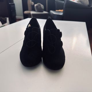 Botines de ante negros