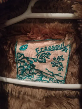 Chaqueta Freesoul Beige/Marrón con Borrego