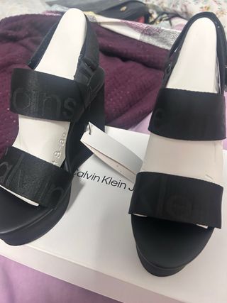 3 pares zapatos Talla 37: MK, KL, CK nuevos