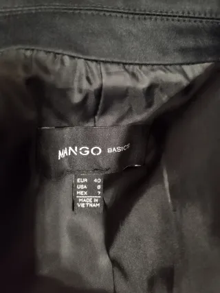 Americana negra clásica Talla 40