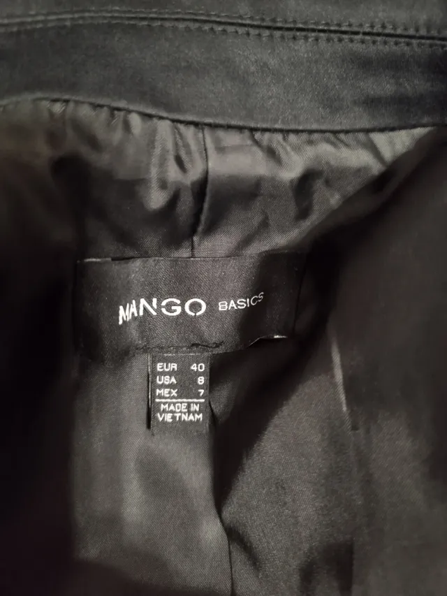 Americana negra clásica Talla 40