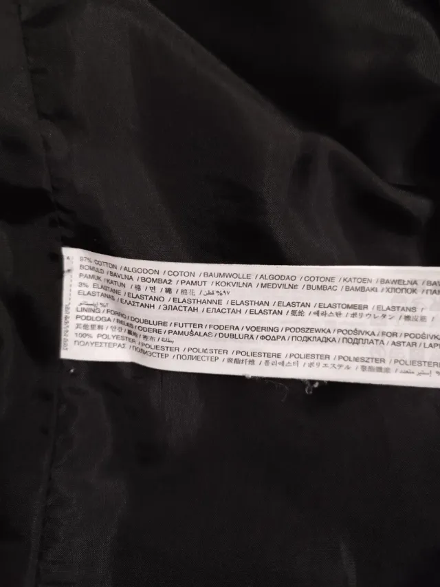 Americana negra clásica Talla 40