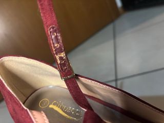 Scarpe rosse scamosciate |n. 40