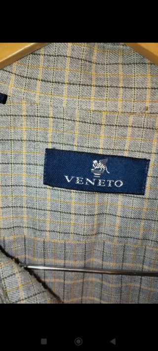 Camisa CENSO cuadros gris/negro Talla XXXL