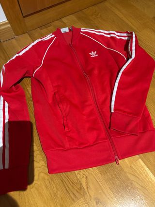 Chaqueta Adidas Roja Niñ@s