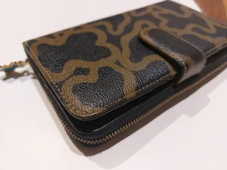 Cartera + Monedero Tous Kaos Negra y Marrón