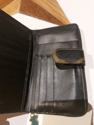 Cartera + Monedero Tous Kaos Negra y Marrón