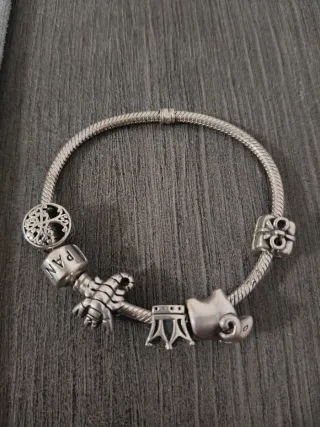 Pulsera Pandora Plata con Charms