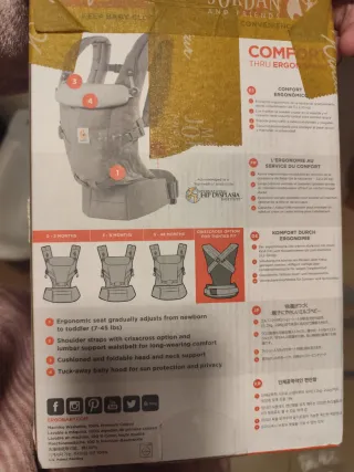 Mochila Portabebés Ergobaby Gris