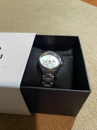 Reloj Marea Mujer Plata Acero Estrellas