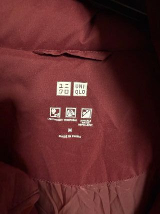 Abrigo Uniqlo Rojo