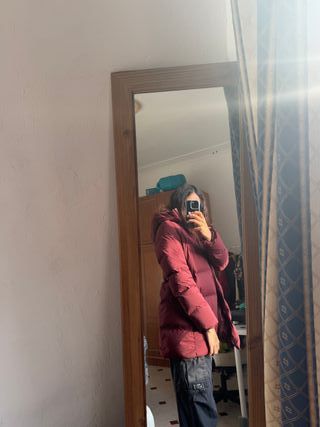 Abrigo Uniqlo Rojo